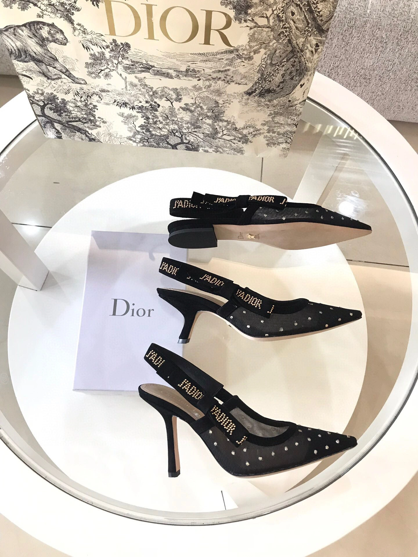 coco-- embroidery Heel height 1  6.5  9.5 slingback item : B-X024B25138